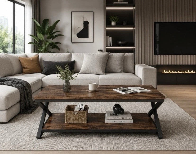 New Arrivals: Style Your Home with Our Rustic Coffee Table & L-Shaped Corner Desk