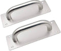200mm Brushed Silver Pull Handle for Doors and Gates