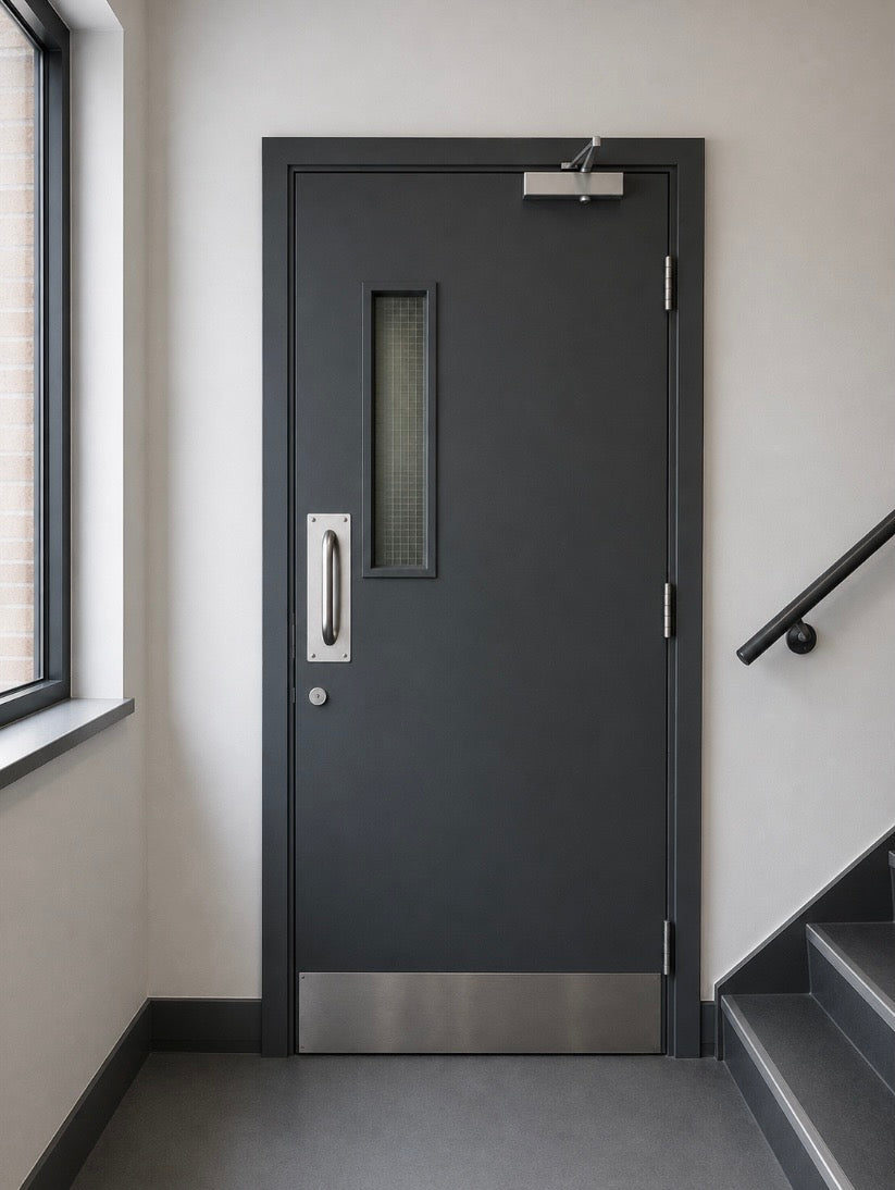 200mm Brushed Silver Pull Handle for Doors and Gates